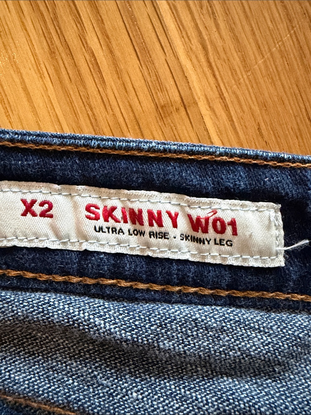 Express Ultra Low Rise Skinny Leg Jeans - Picture 5 of 5
